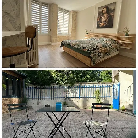 Apartment La Cour Du Prince: Cozy Ground Floor With Terrace Near Station *